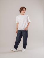 شلوار جین مام استایل آبی کثیف شور Balenciaga