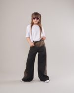 شلوار جین شافل نگین دار