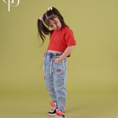 شلوار جین مام استایل نقلی