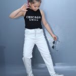 شلوار جین مام استایل سفید